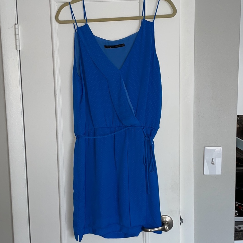 Zara dress with spaghetti strap details